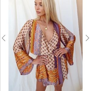 NWT 12th Tribe mini wrap dress